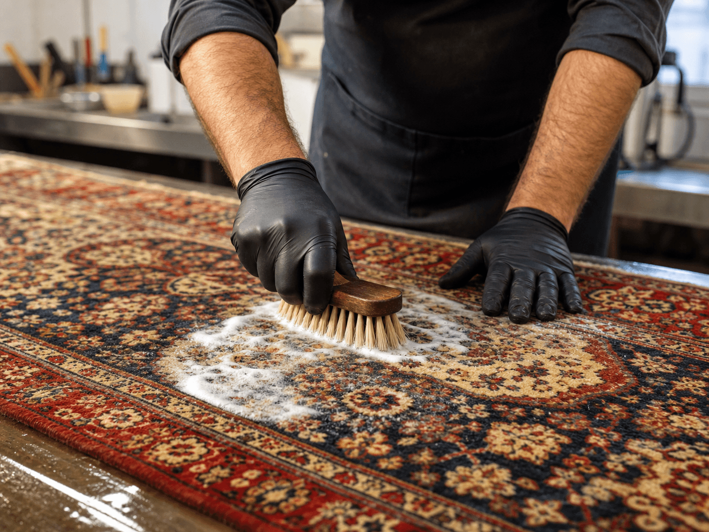 El dokuma ve antika halı bakımı